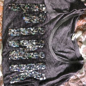 A PINK grey tee. IM OPEN TO OFFERS.